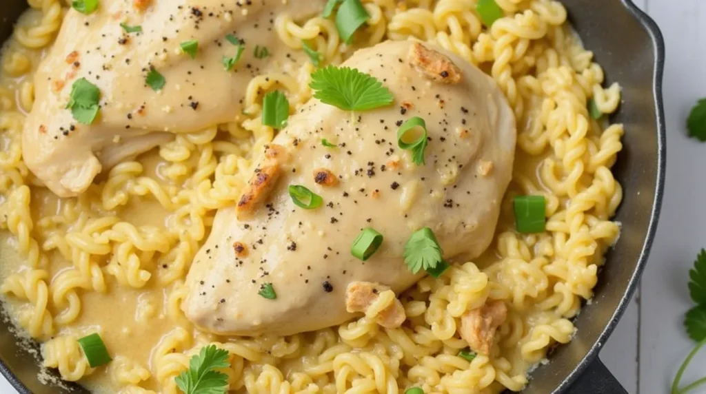 One-Pan Chicken with Buttered Noodles – Quick, Easy & Comforting!