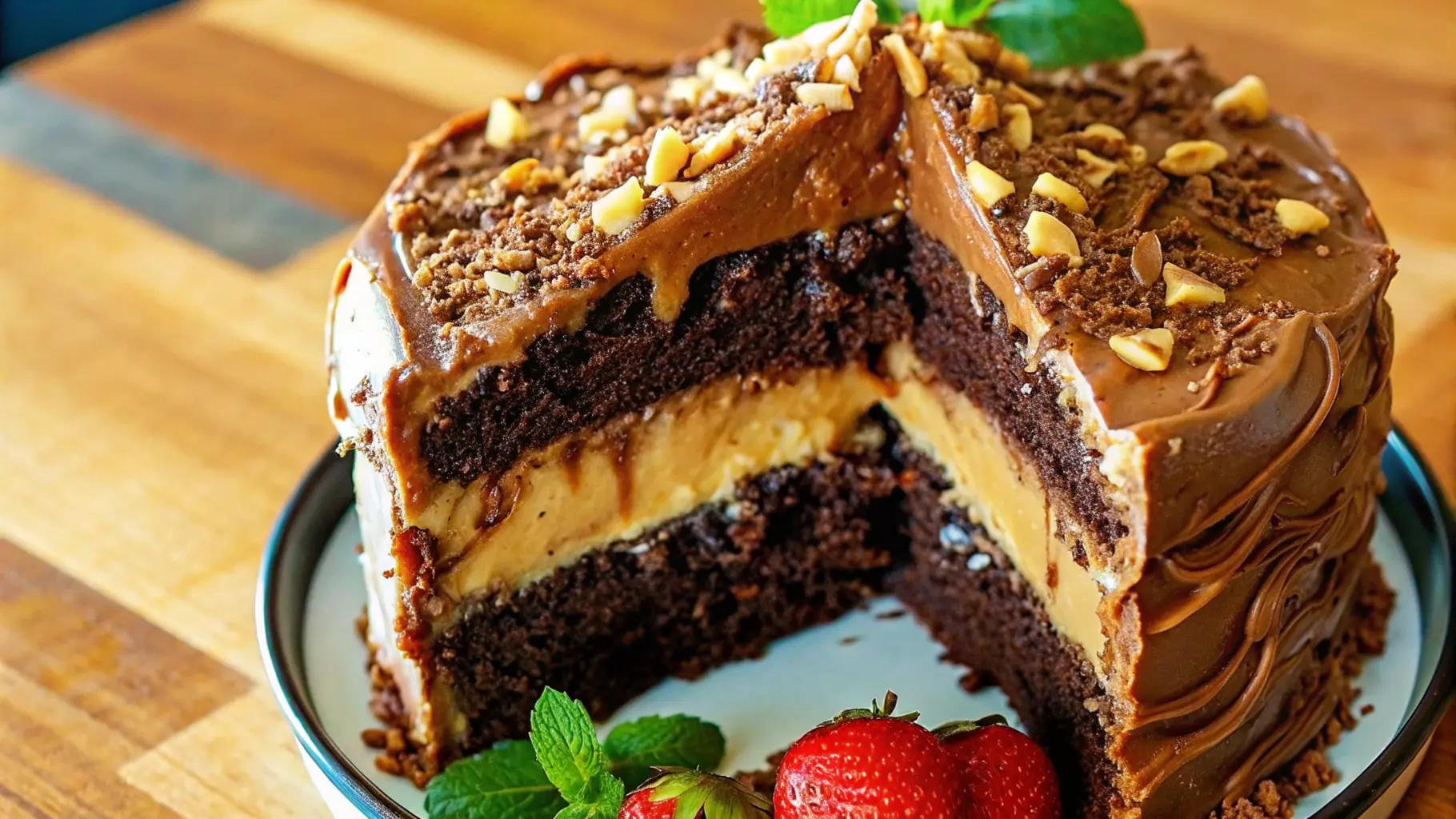 Homemade Chocolate Peanut Butter Cake – A Dreamy, Decadent Dessert!