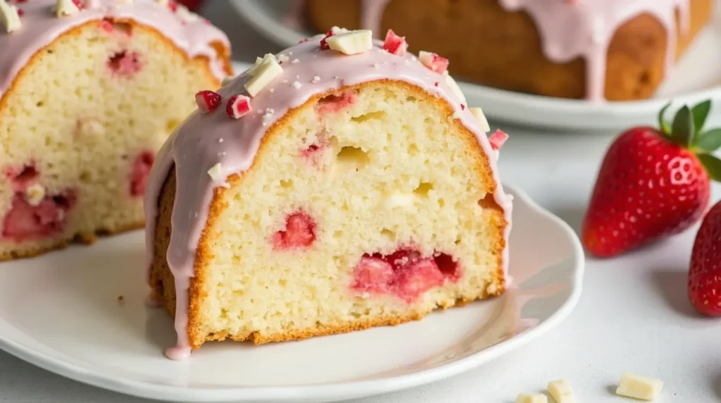 Strawberry Buttermilk Pound Cake – A Moist & Flavorful Delight!