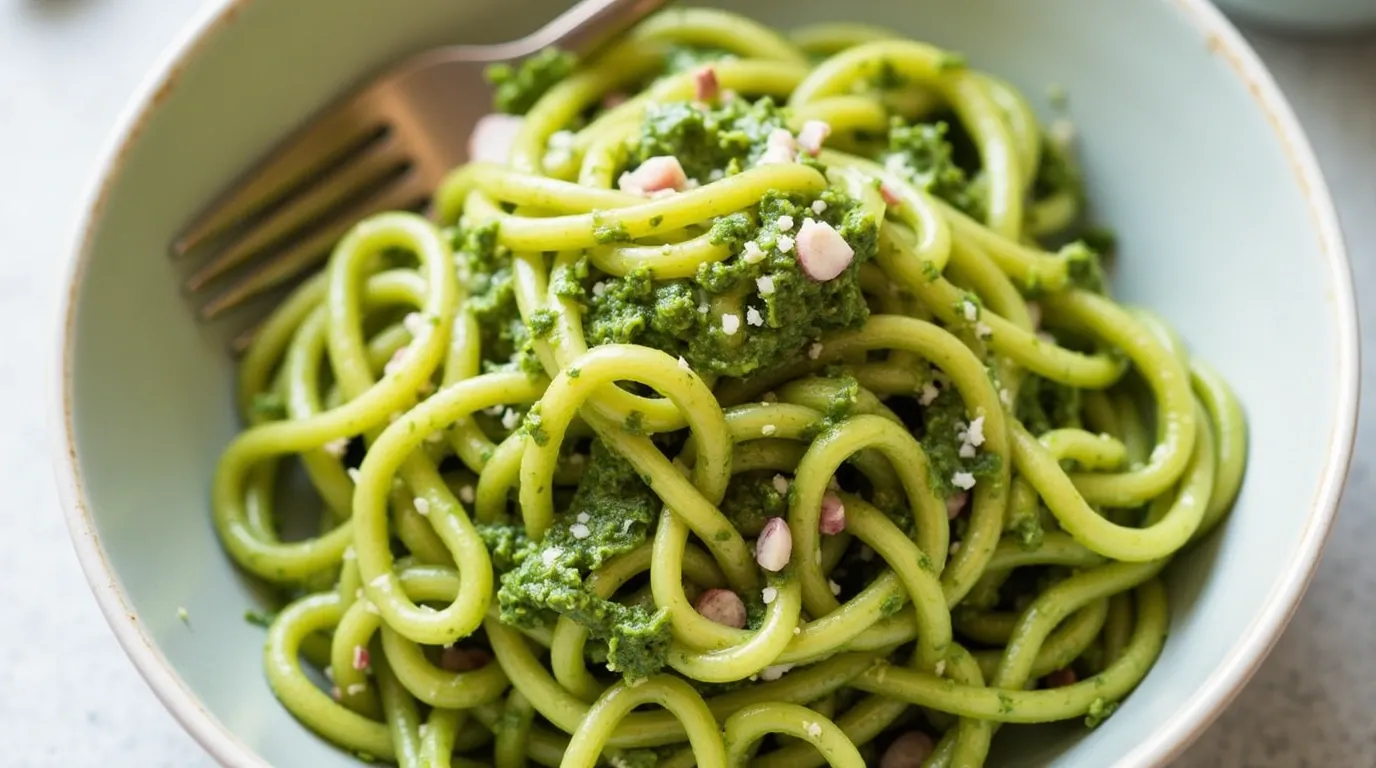 Zoodles with Avocado Pesto – A Light, Creamy & Flavor-Packed Meal!