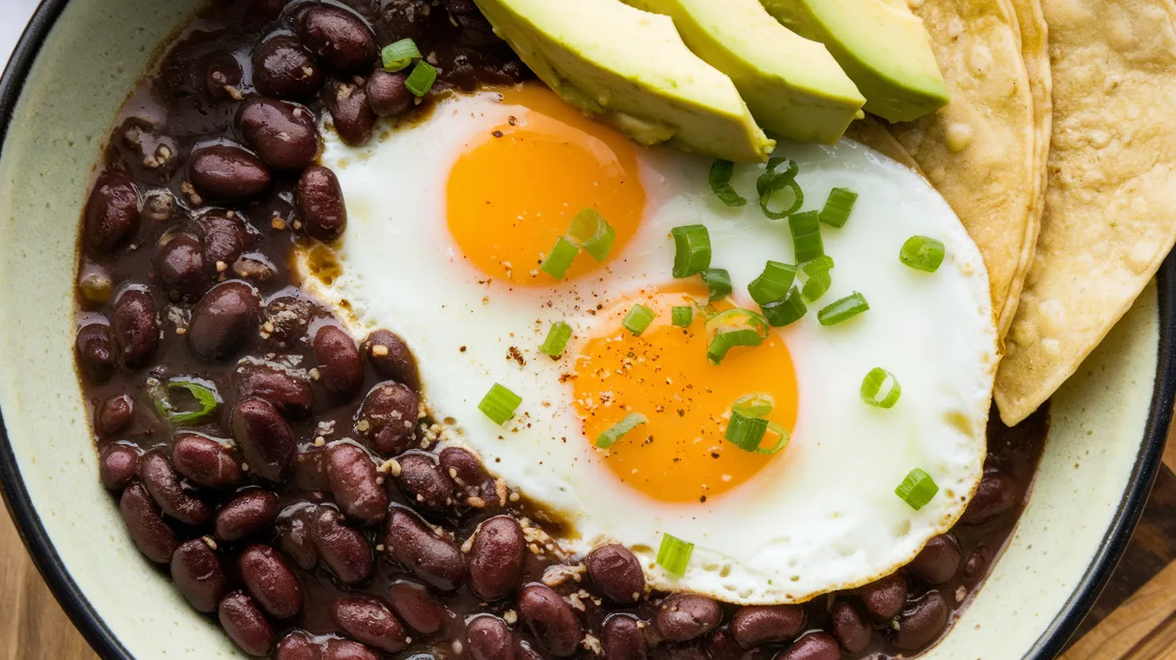 Black Beans and Eggs: A Simple, Protein-Packed Meal